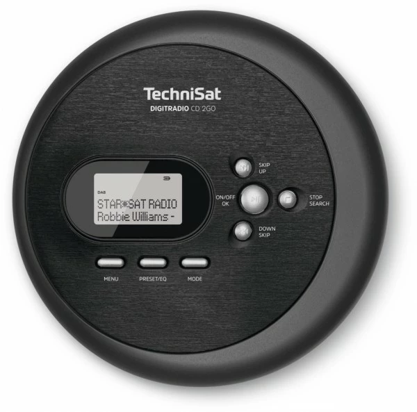 Player TechniSat DigitRadio CD 2GO Tragbarer MP3 CD-spieler Mit Radio Schwarz – Bild 3