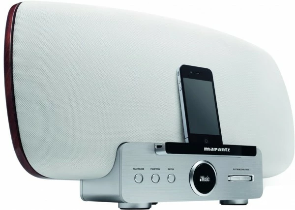 Player Marantz Consolette IPod + IPad Soundstation Silber