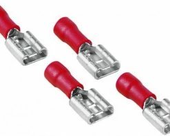 Zubehör Hama Flachsteckhülsen F. Kabel Bis 1,5m² Rot