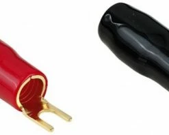 Zubehör Hama Gabelkabelschuh, 25mm², 2 Stück Crimpverbinder Rot, Schwarz