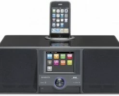 Player Roberts Colour Stream IPod-Soundstation Schwarz