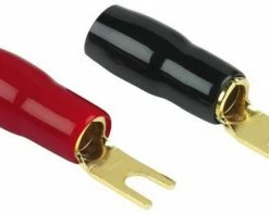 Zubehör Hama Gabelkabelschuh, 4/16 Mm², 2 Stück Rot/schwarz