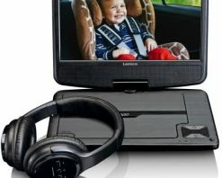 Lenco DVP-947 Tragbarer DVD-Player Mit Bildschirm Schwarz