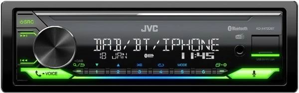 Autoradios & Verstärker JVC KD-X472DBT Solo-Autoradio