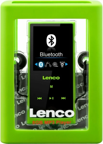 Lenco XEMIO 760 BT (8GB) Tragbarer Multimedia-Player Grün – Bild 4