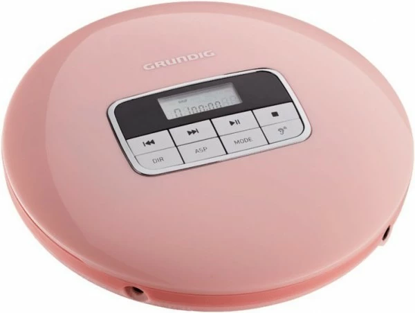 Grundig GCDP 8000 Tragbarer MP3 CD-Player Rosa