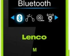 Lenco XEMIO 760 BT (8GB) Tragbarer Multimedia-Player GrĂĽn