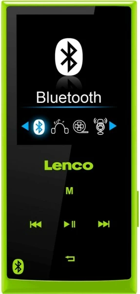 Lenco XEMIO 760 BT (8GB) Tragbarer Multimedia-Player Grün