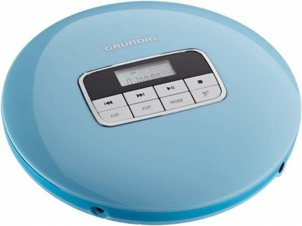 Grundig GCDP 8000 Tragbarer MP3 CD-Player Hellblau