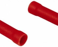Zubehör Hama Stoßverbinder Bis 1,5 Mm, 5 Stück Crimpverbinder Rot