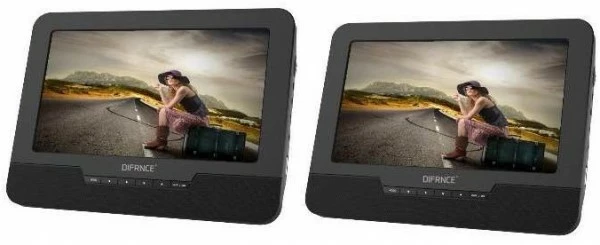 Difrnce PDVD9022 Tragbarer DVD-Player Mit Bildschirm