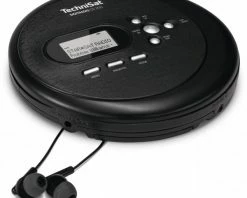Player TechniSat DigitRadio CD 2GO Tragbarer MP3 CD-spieler Mit Radio Schwarz