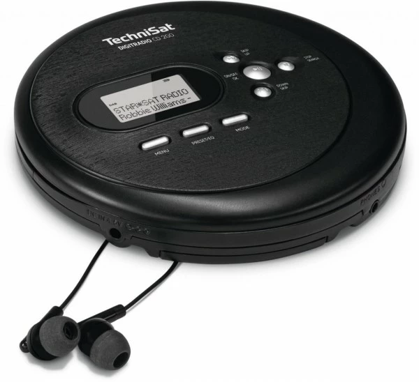 Player TechniSat DigitRadio CD 2GO Tragbarer MP3 CD-spieler Mit Radio Schwarz
